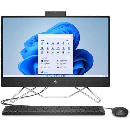 HP 24" All-in-One Desktop, Intel Core i5-1235U, 23.8" FHD IPS Touchscreen, Intel Iris Xe Graphics, WiFi 6, HDMI, 1080P Camera, 8GB DDR4 RAM 512GB M.2 SSD, Windows 11 Home